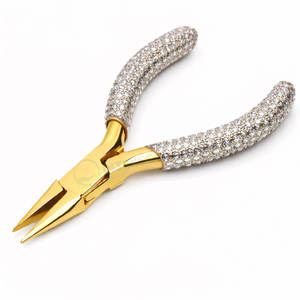 Pince à bec effilé pour la fabrication de bijoux, en acier inoxydable, mâchoires lisses, outil de précision pour l'artisanat, vente en gros en usine OEM - Product Image 1