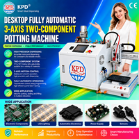 Máquina Dispensadora y de Dosificación de Pegamento de Dos Componentes AB, Resina Epoxi, Silicona y Pegamento PU, Automática, CNC, de Escritorio, con Dosificación de Precisión