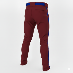 Pantalons de baseball unisexes personnalisés de bonne qualité, ultra doux au toucher, unis, à séchage rapide, respirants, antibactériens, anti-UV, 100% polyester - Product Image 3