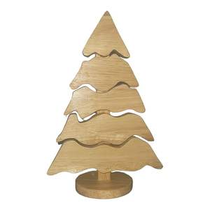 Décorations de Noël en gros de haute qualité pour la maison et le salon, ornements artisanaux en bois pour arbre de Noël - Product Image 1