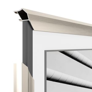 ทีวีจอแบนขนาด 75 นิ้ว กรอบโลหะผสมเงินเยอรมัน ใช้ได้กับแผงวงจร LCD และอุปกรณ์เสริม กรอบทีวี - Product Image 1