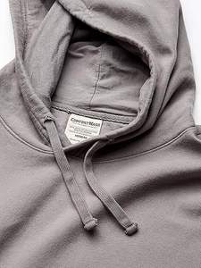 Sweat à capuche couleur unie personnalisé pur coton vente en gros de sweats à capuche - Product Image 2