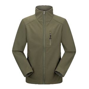 Wholesale <b>Mens</b> Women Unisex Custom Windproof Waterproof Breathable Plain <b>Soft</b> <b>Shell</b> <b>Jackets</b> Fleece Lined Warm <b>Jackets</b> - Product Image 4