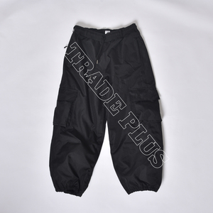 Men's Casual Sports Trousers Loose and <b>Pleated</b> With Large Pocket Outdoor Sports Polyester <b>Fabric</b> Breathable Trouser - Product Image 1