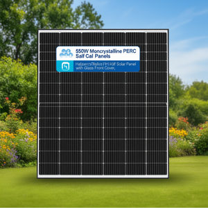 Panneau solaire monocristallin PERC à demi-cellules de 550 W avec couvercle avant en verre - Product Image 3
