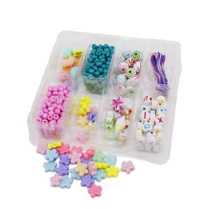Kit de fabrication de bijoux DIY tout-en-un pour filles - Ensemble créatif éducatif de bracelets et de colliers - Product Image 2