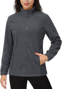 Chaqueta polar suave de talla grande para mujer Diseño con cremallera y bolsillos Comodidad ligera rellena de algodón para el invierno Hecho en Pakistán - Product Image 2