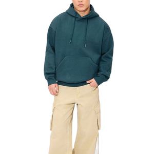 Sudadera con Capucha Extra Grande para Hombre, Forrada, de Alta Calidad, Color Sólido, Ecológica, Mezcla de Poliéster y Algodón, Entrega Rápida, HECHA POR BS 2026 - Product Image 4