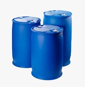 Venda quente 200L HDPE Azul Barreiras De Embalagem De Plástico/tambor Recipiente com anéis duplos atacado \ Galão Usado Tambor De Plástico - Product Image 6