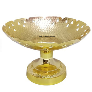 Cuenco Decorativo Japonés de Cristal Transparente con Base Plateada, Diseño de Pulpo, Última Novedad en Metal de Aluminio - Product Image 5