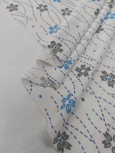 Durable Pastoral idílico doble tela Jacquard flor raya tela de algodón al por mayor textil proveedor OEM fábrica - Product Image 5