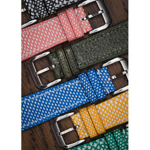Wholesale Exotic Genuine Karung <b>Snake</b> Leather Watch Band Strap Slim Design Breathable and Water Resistant Made in Vietnam - Product Image 3