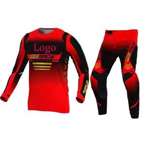 Kit de moto cross rouge personnalisé Mx Gear Pro HSMCRS-14 Racing tout-terrain Motocross hommes femmes Trail Sublimation équipement d'équitation - Product Image 3