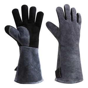 ถุงมือเชื่อมหนัง cowhide แยกถุงมือเชื่อมจากโรงงาน - Product Image 1