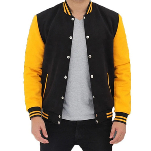 Comfortable Stylish Outerwear Wholesale Vintage Men's Varsity Winter Jacket Warm - Product Image 1
