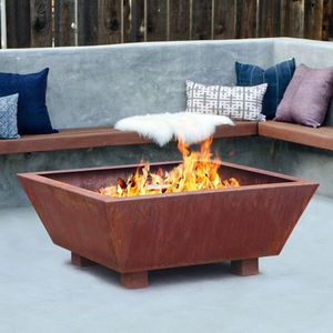 เตาไฟเหล็กทรงกลมสำหรับกลางแจ้ง ดีไซน์สวยงาม ทนทานต่อสภาพอากาศ เหมาะสำหรับตกแต่งสวนหลังบ้านอย่างหรูหรา - Product Image 4