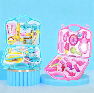 14PCS <b>Doctor</b> <b>Toy</b> Storage Box <b>Set</b> with Simulated Stethoscope for Children's Role-Playing <b>Doctor</b> <b>Set</b> - Product Image 2