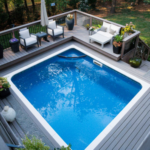 ชุดอุปกรณ์สระว่ายน้ำกลางแจ้งแบบโมดูลาร์ที่ปรับแต่งได้ พร้อมแผงไฟเบอร์กลาส - Product Image 1