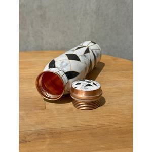 Attractive Design Enamel Coated Copper <b>Water</b> <b>Bottle</b> Custom Capacity for Ayurveda Healthy Copper <b>Bottle</b> Best Design - Product Image 4