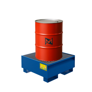 Depósito de recogida para 1 tambor 200 LT-RAL 5010 - Product Image 1