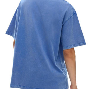 Camiseta Extra Grande para Hombre, Lavada al Ácido, Personalizada, de Alta Calidad, 100% Algodón, Unisex, Estilo Urbano, Lavado a la Piedra, Impresión Personalizada, Ecológica, Gruesa - Product Image 3