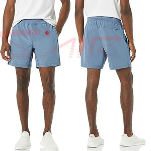 Short de sport décontracté d'été 100% coton pour hommes séchage rapide sport course à pied vêtements d'entraînement en toile écologique - Product Image 6