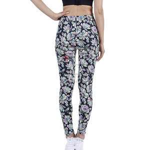 Mallas de Yoga de talla grande personalizadas para mujer, mallas de entrenamiento de cintura alta, mallas de Yoga de color liso para mujer - Product Image 5