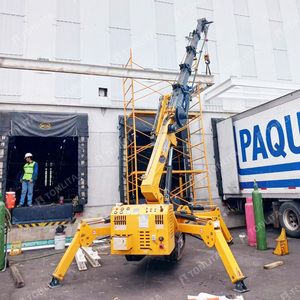 Grúa Araña Móvil <span class=keywords><strong>de</strong></span> 3 Toneladas para Construcción en Exteriores con Canasta para Personal y Ventosa para Vidrio - Product Image 3