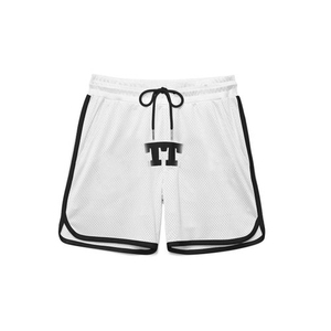Mujeres con bolsillos cordón personalizado Unisex Power Short hombres verano doble capa pantalones cortos para correr dos piezas señoras - Product Image 3