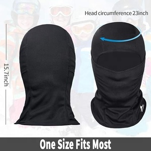 Masque facial polyvalent personnalisé, cagoule ouverte, protection solaire, demi-masque de ski, cache-cou pour moto, randonnée, escalade, masque de ski - Product Image 5