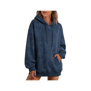 Sudaderas con Capucha Extra Grandes de Otoño de Alta Calidad al por Mayor, Sudaderas con Capucha Personalizadas de Talla Grande para Mujer, Sudaderas de Algodón para Mujer - Product Image 3
