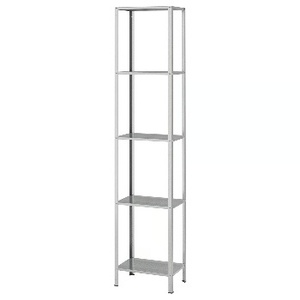 ชั้นวางของโลหะสีขาว 4 ชั้น แบบปรับแต่งได้ สำหรับจัดเก็บและโชว์สินค้าที่บ้านและสำนักงาน ชั้นวางตกแต่งสวยงาม - Product Image 1