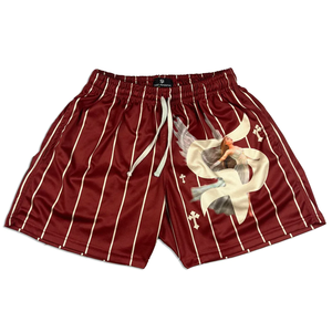 Mai 2024 Short en maille d'été imprimé par sublimation personnalisé, solide et écologique de 5 pouces d'entrejambe, basket-ball pour hommes unisexe - Product Image 4