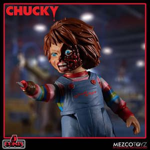 Figurine d'action Chucky 5 Points Deluxe, jouet en vinyle personnalisé, figurine décorative, état neuf, plastique ODM pour collection et exposition - Product Image 2