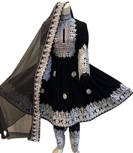 Vestido kuchi vintage étnico tribal, vestido Kuchi tradicional de fiesta Kuchi afgano/Pakistán multicolor vestido Kochi 3038 - Product Image 1