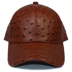 Premium Unisex Classic Baseball Cap Ostrich PU Design 100% Polyester Breathable Waterproof Mesh Adjustable for Men <b>Women</b> Sports - Product Image 4