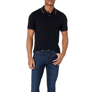 Polo de manga corta de alta calidad para hombre, Polo de gran tamaño que absorbe la humedad de Color sólido en blanco para hombre - Product Image 4