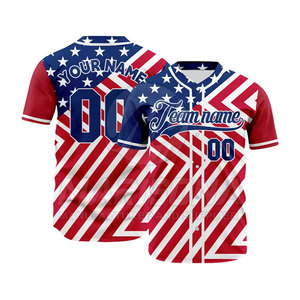 Jersey de Béisbol Profesional de la Mejor Calidad, Marca Privada, Personalizable, Transpirable, Tallas Grandes, Secado Rápido, Unisex, 100% Poliéster - Product Image 2