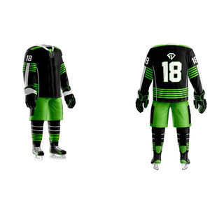 Venta directa de fábrica de alta calidad suave impresión creativa hombres conjunto de Jersey de hockey sobre hielo - Product Image 2