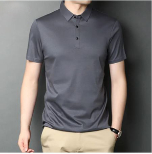 Camisas de Manga Corta para Hombre, Diseño de Bolsillo, Antiarrugas, 100% Algodón, Estampado Personalizado de Alta Calidad, Moda Golf, Venta al Por Mayor - Product Image 2