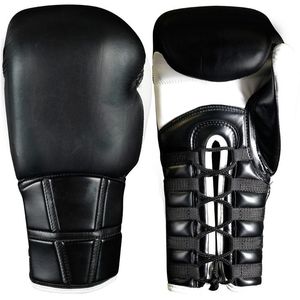 High Quality Leather MMA Boxing <b>Gloves</b> Lace Up Training <b>Gloves</b> <b>Moisture</b> Wicking Unisex Boxing Gear for Practice - Product Image 4