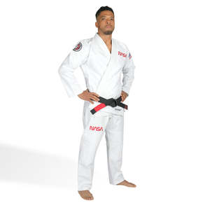 Algodón Blanco Jiu Jitsu Gi Para Adultos - Product Image 2
