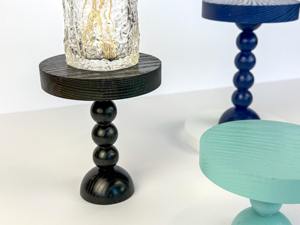 Moderno Juego de Soportes para Tartas de Madera, Ideal para Exhibición de Postres, Decoración de Eventos, Mostrador de Panadería y Decoración de Mesa del Hogar, de la India - Product Image 2