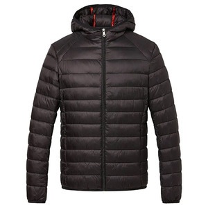 Factory Made Fulky Customized Men's Puffer Jacket Stand Collar Eco-Friendly <b>Windproof</b> Warm Insulated Anti-Bacterial Winter High - Product Image 1
