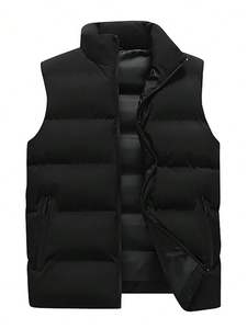 Chaleco Acolchado Ultra Cálido con Diseño sin Mangas, Chaleco Acolchado Cálido al por Mayor con Logotipo Personalizado - Product Image 6