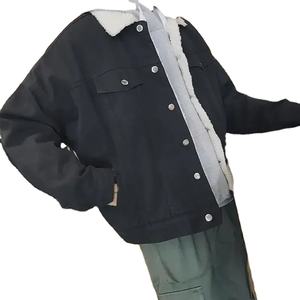 Coupe ample classique Denim veste hommes coton 2025 nouveau Style coréen à la mode marque haut décontracté printemps automne recadrée veste noir bleu - Product Image 5