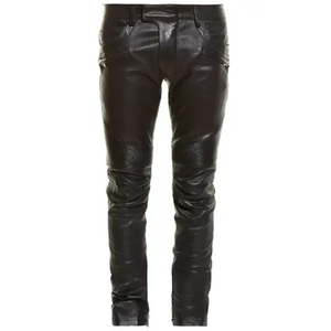 Pantalones de Carreras Transpirables de Cuero Vacuno con Estilo, de Secado Rápido, para Hombre y Mujer, Personalizables, Cintura Elástica, Bordados, Hechos en Pakistán - Product Image 3