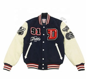 Veste universitaire personnalisée de haute qualité/Letterman/vestes de baseball avec logo imprimé col montant pour l'hiver - Product Image 1