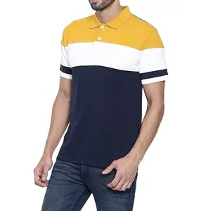 Schlussverkauf Dashing langärmelig Golf leichtes Polo-Hemd Klappkragen Baumwollstickerei OEM-Service Polo-T-Shirt Herren