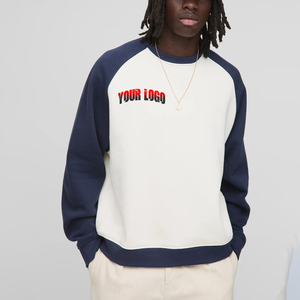 Nouveau design, vente en gros, sweatshirts surdimensionnés pour hommes, vêtements décontractés pour l'hiver, manches contrastées, sweats à capuche grande taille pour hommes - Product Image 6